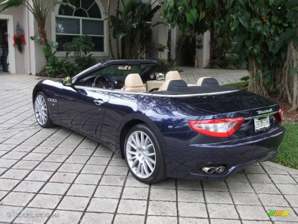 2012 GranTurismo Convertible GranCabrio - Blu Mediterraneo (Blue Metallic) / Sabbia photo #5
