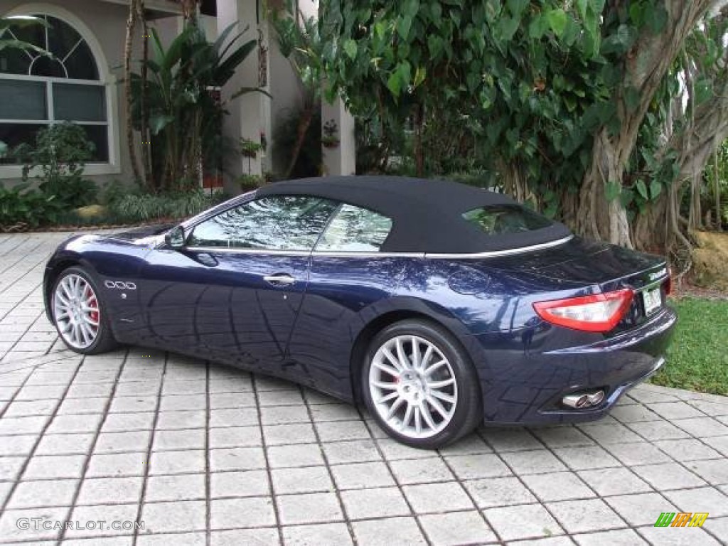 Blu Mediterraneo (Blue Metallic) 2012 Maserati GranTurismo Convertible GranCabrio Exterior Photo #101188136