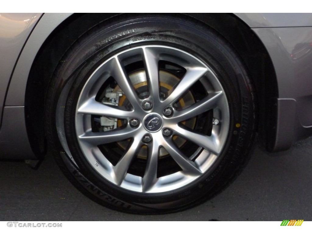 2008 G 35 Journey Sedan - Platinum Graphite Gray / Graphite photo #23