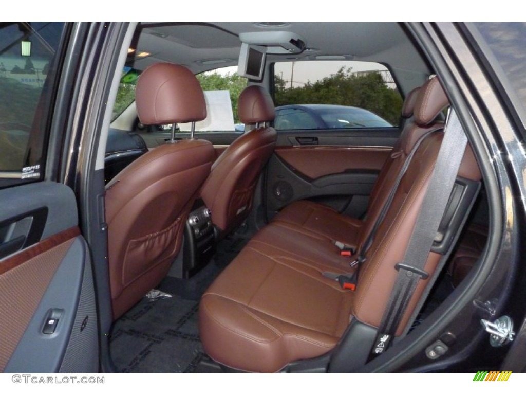Black/Saddle Interior 2008 Hyundai Veracruz Limited Photo #101189102