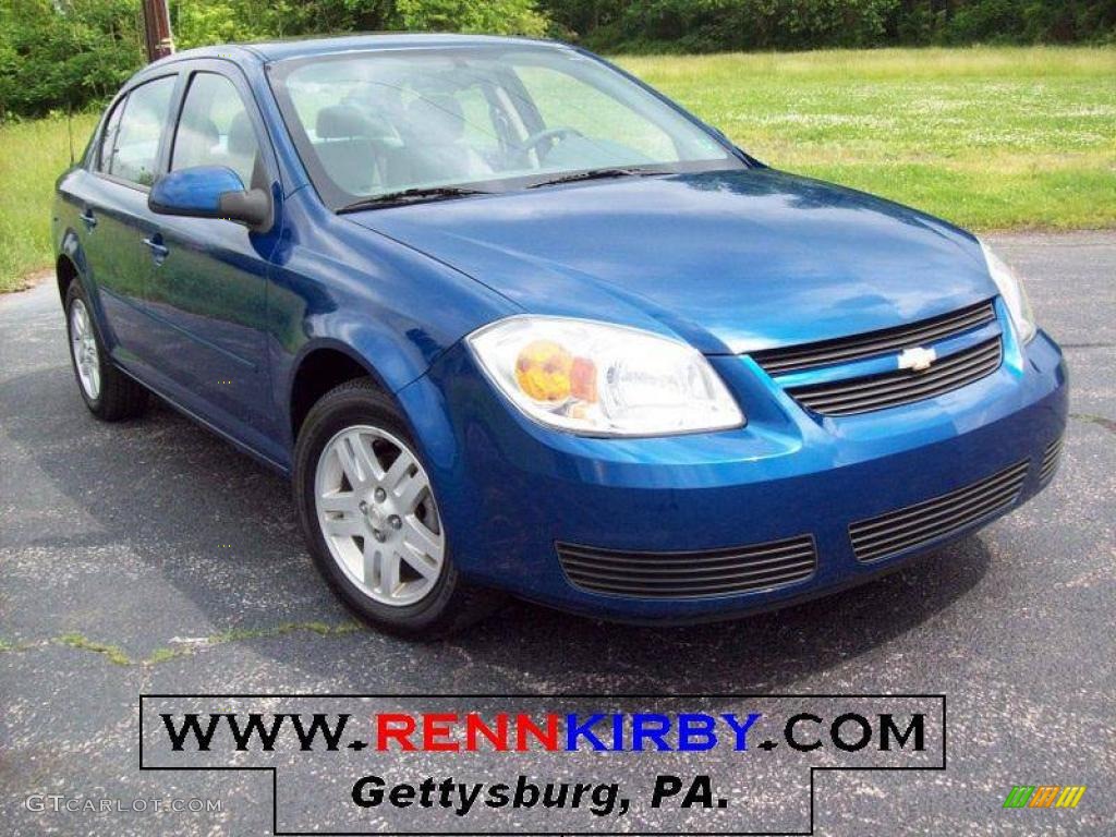 2005 Cobalt LS Sedan - Arrival Blue Metallic / Gray photo #1