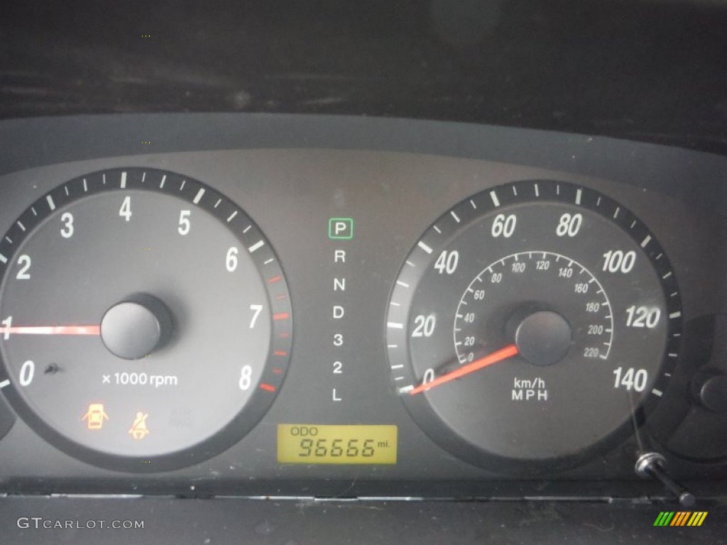 2005 Elantra GLS Sedan - Moonlit Blue / Gray photo #20