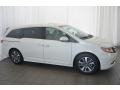 2015 White Diamond Pearl Honda Odyssey Touring Elite  photo #7