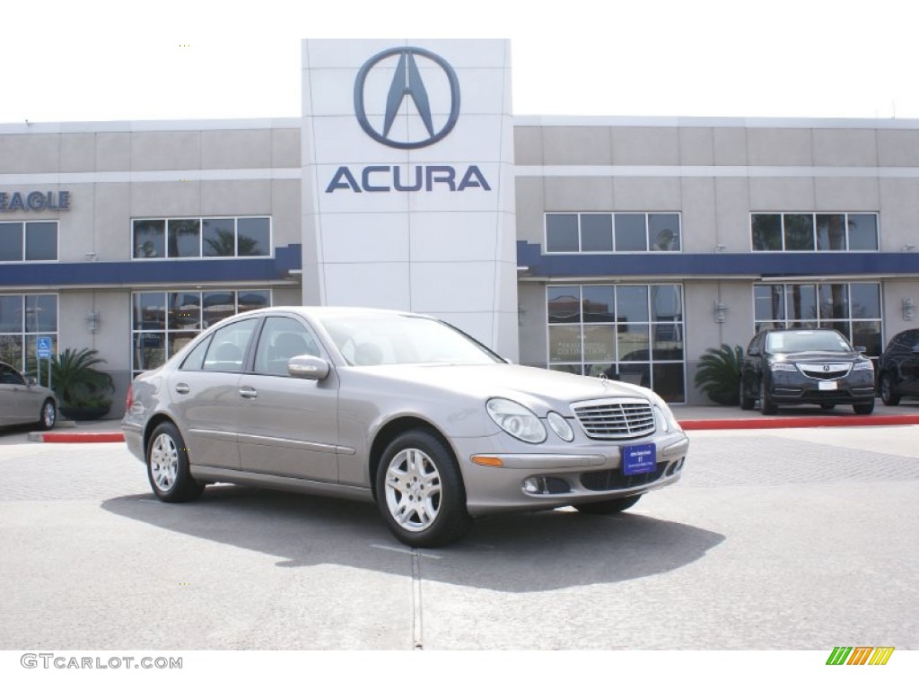 2005 E 320 4Matic Sedan - Pewter Metallic / Stone photo #1