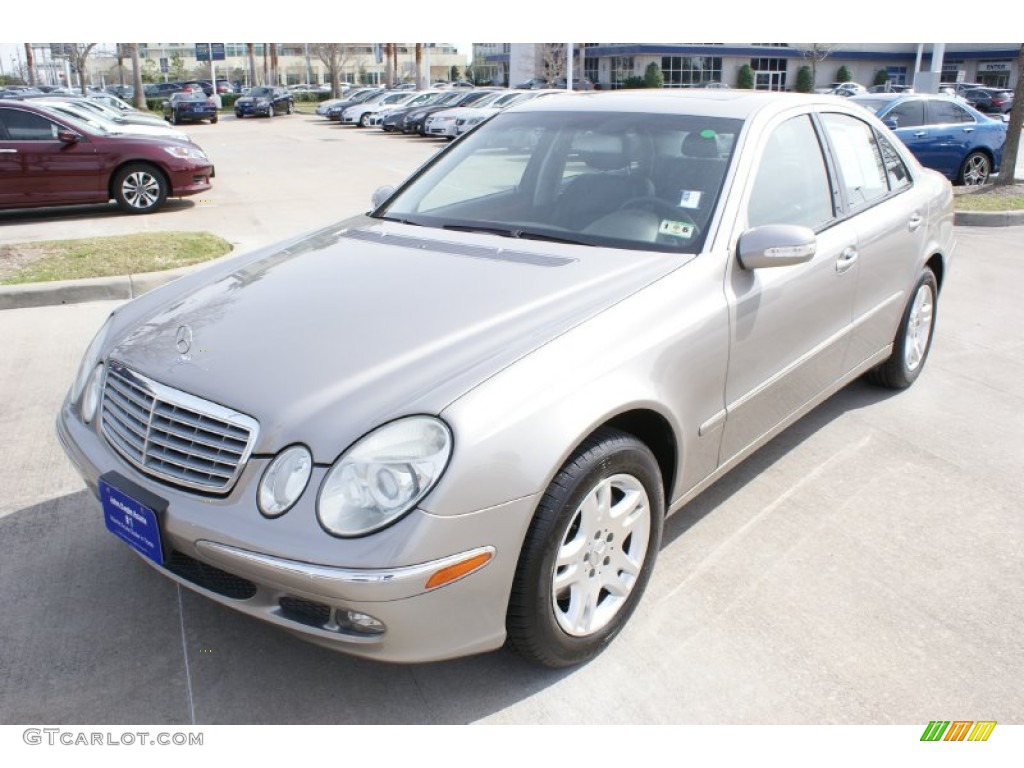 2005 E 320 4Matic Sedan - Pewter Metallic / Stone photo #3