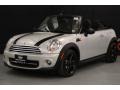 2015 White Silver Metallic Mini Convertible Cooper  photo #2