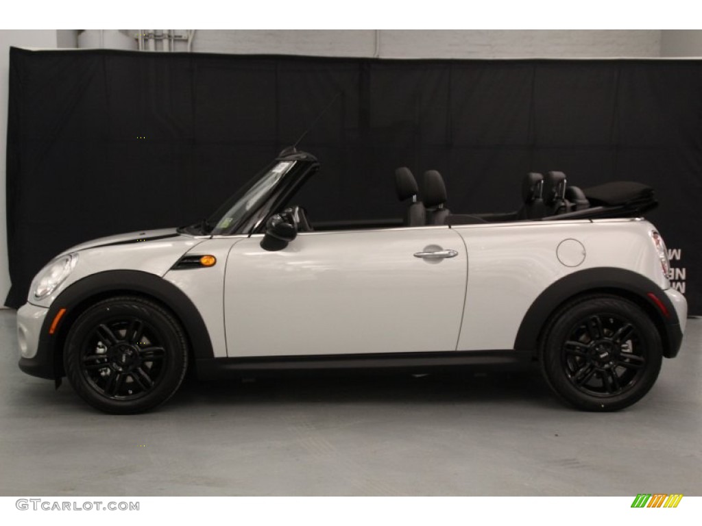 White Silver Metallic 2015 Mini Convertible Cooper Exterior Photo #101192219