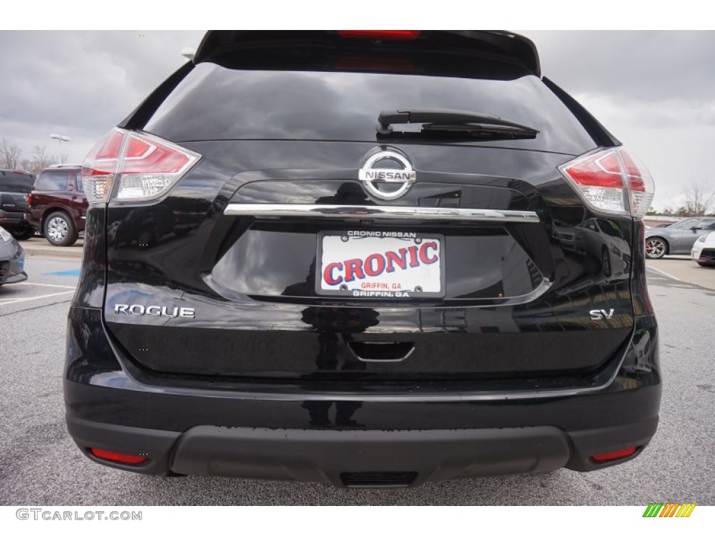 2015 Rogue SV - Super Black / Charcoal photo #4