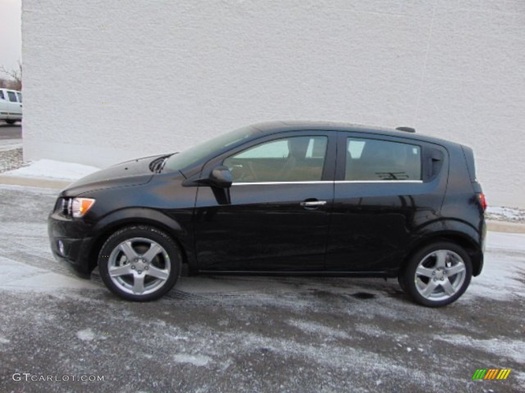 Black Granite Metallic 2015 Chevrolet Sonic LTZ Hatchback Exterior Photo #101193707