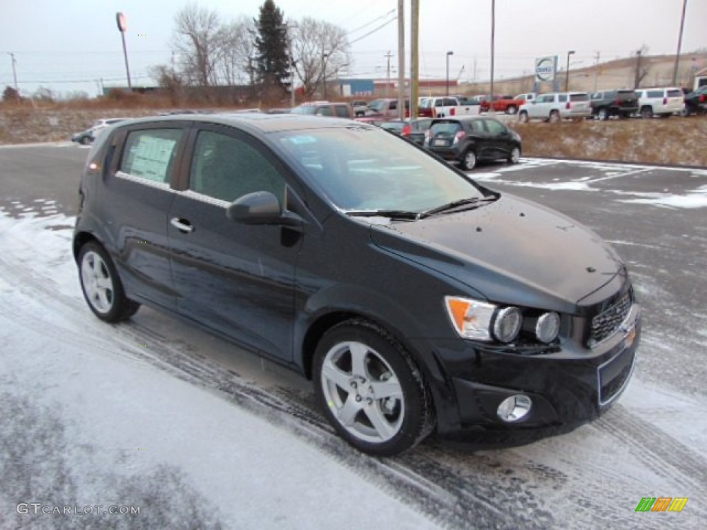 Black Granite Metallic 2015 Chevrolet Sonic LTZ Hatchback Exterior Photo #101193800