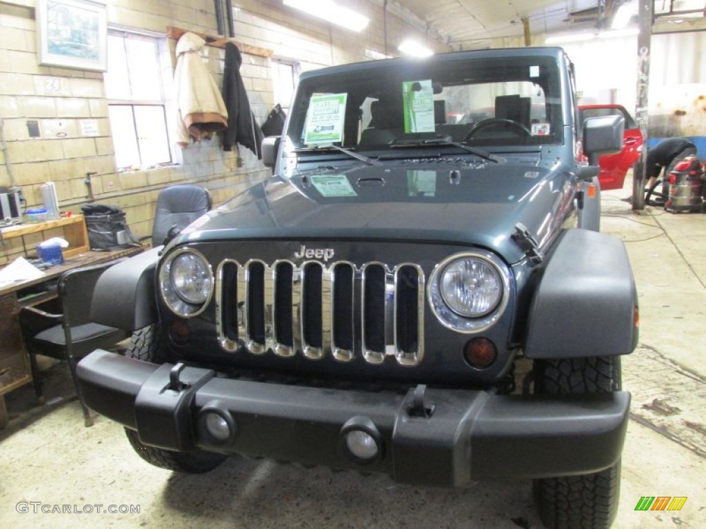 2008 Wrangler X 4x4 - Steel Blue Metallic / Dark Slate Gray/Medium Slate Gray photo #2