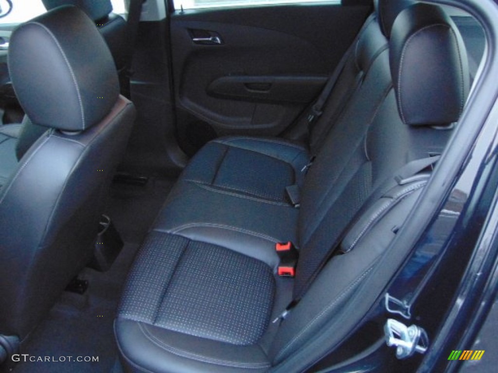 2015 Chevrolet Sonic LTZ Hatchback Rear Seat Photo #101194061