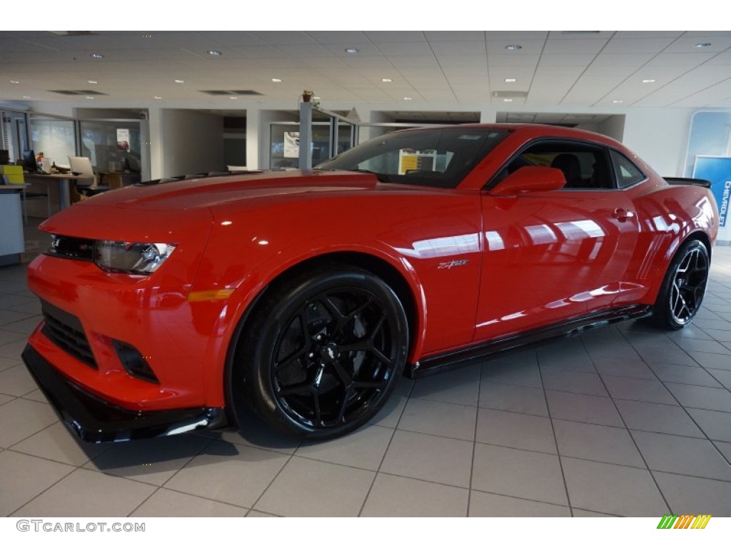 Red Hot 2015 Chevrolet Camaro Z/28 Coupe Exterior Photo #101195183