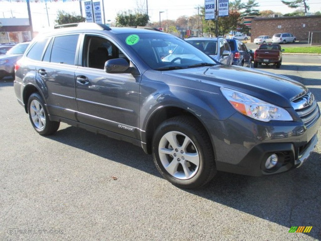 Carbide Gray Metallic 2014 Subaru Outback 2.5i Premium Exterior Photo #101195225