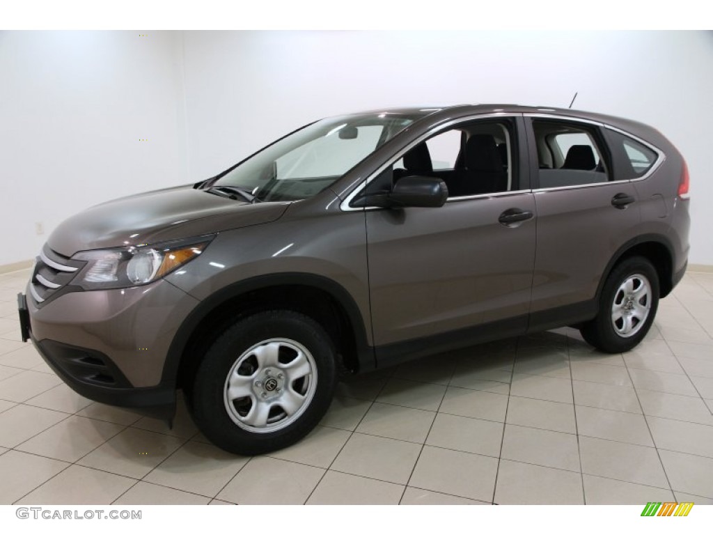 2014 CR-V LX AWD - Urban Titanium Metallic / Black photo #3