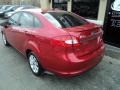 2011 Red Candy Metallic Ford Fiesta SE Sedan  photo #2