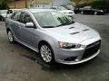 2009 Apex Silver Metallic Mitsubishi Lancer RALLIART  photo #2