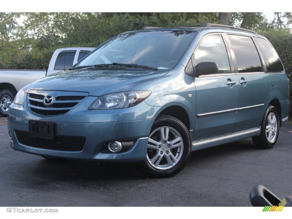 2004 MPV LX - Tsunami Blue Mica / Gray photo #3