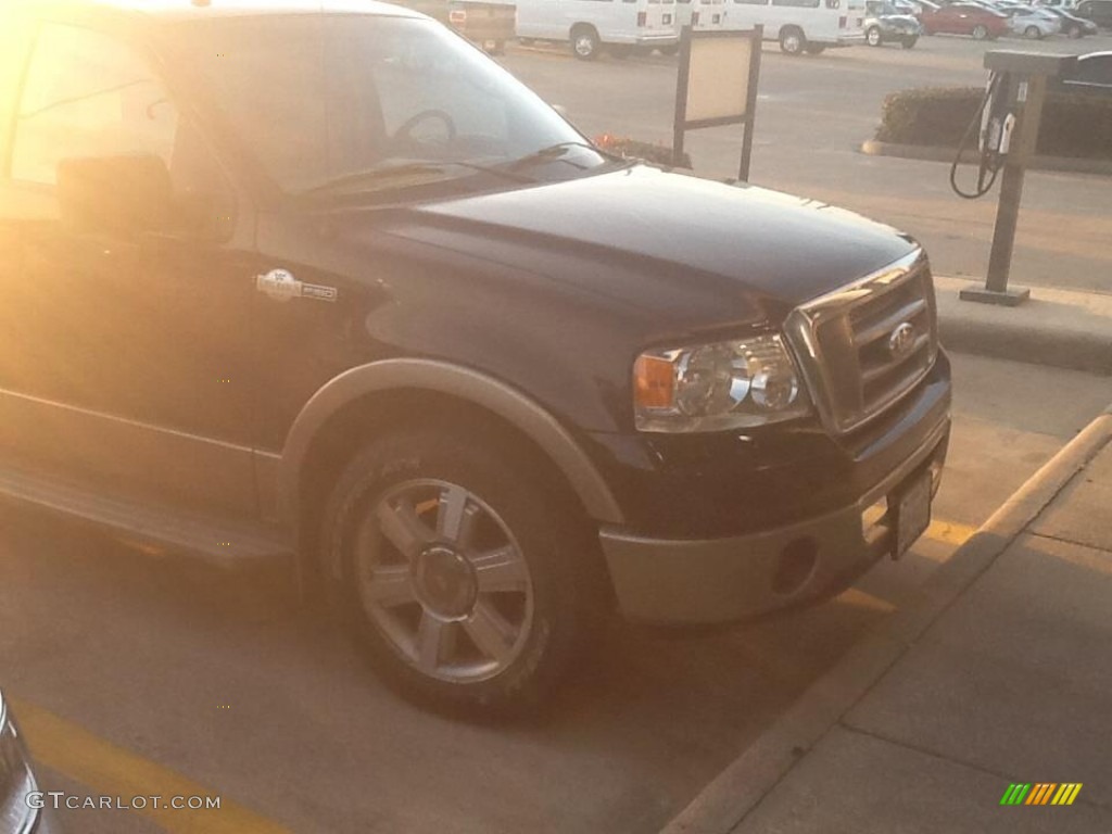 2006 F150 King Ranch SuperCrew - Black / Castano Brown Leather photo #2