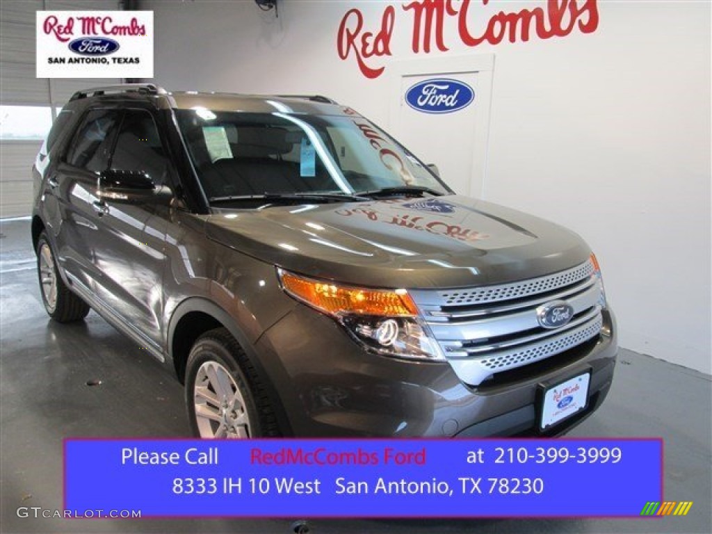 2015 Explorer XLT - Caribou / Charcoal Black photo #1