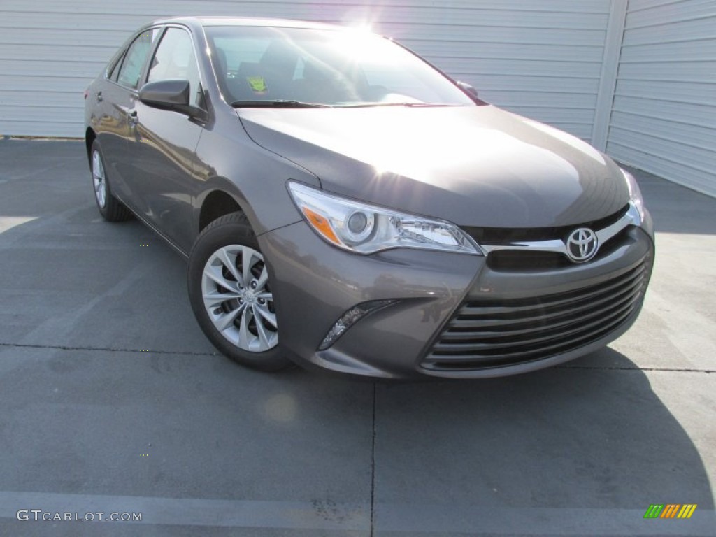 2015 Camry LE - Predawn Gray Mica / Black photo #1