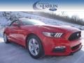 2015 Race Red Ford Mustang V6 Convertible  photo #1