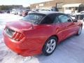 2015 Race Red Ford Mustang V6 Convertible  photo #6