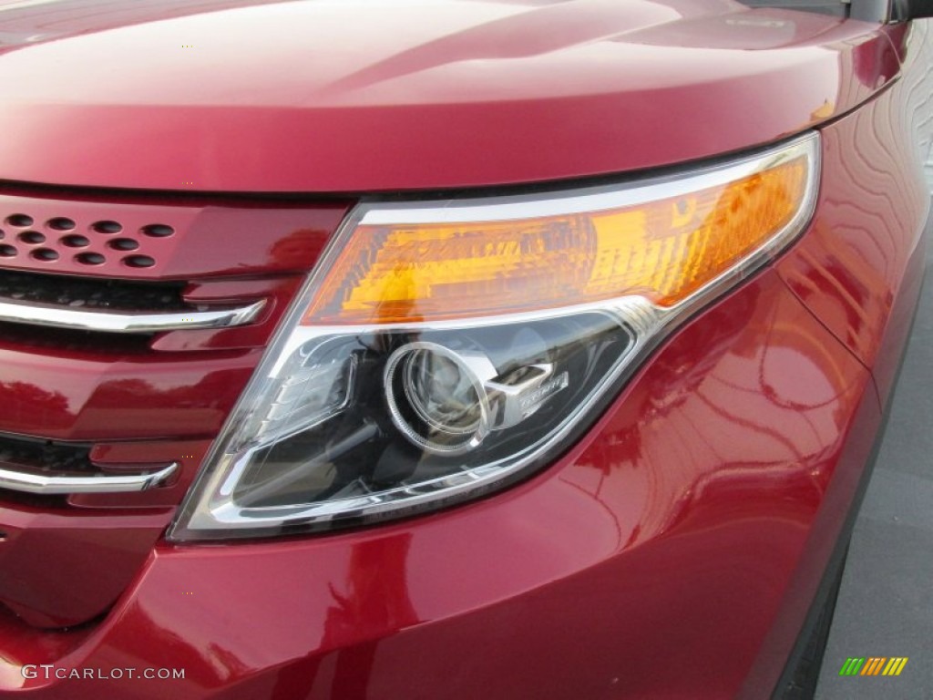 2015 Explorer Limited - Ruby Red / Medium Light Stone photo #9
