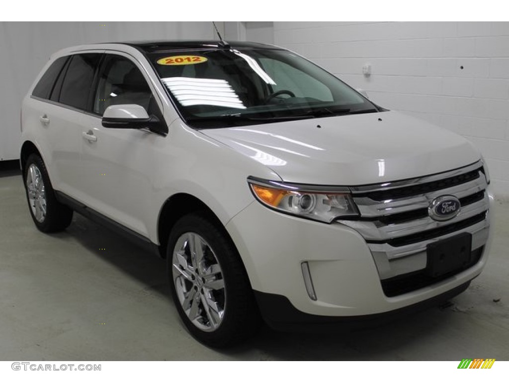2012 Edge Limited AWD - White Platinum Metallic Tri-Coat / Medium Light Stone photo #1
