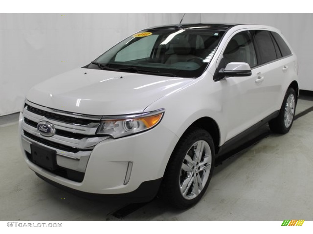 2012 Edge Limited AWD - White Platinum Metallic Tri-Coat / Medium Light Stone photo #3