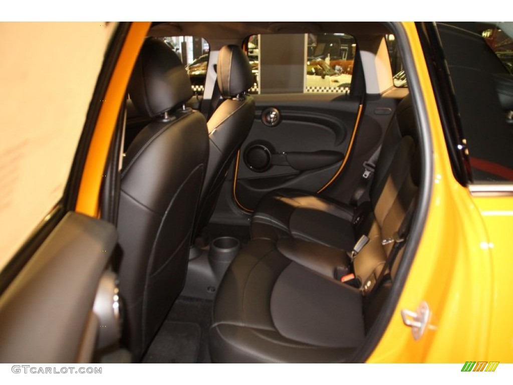 Carbon Black Interior 2015 Mini Cooper Hardtop 4 Door Photo #101204936