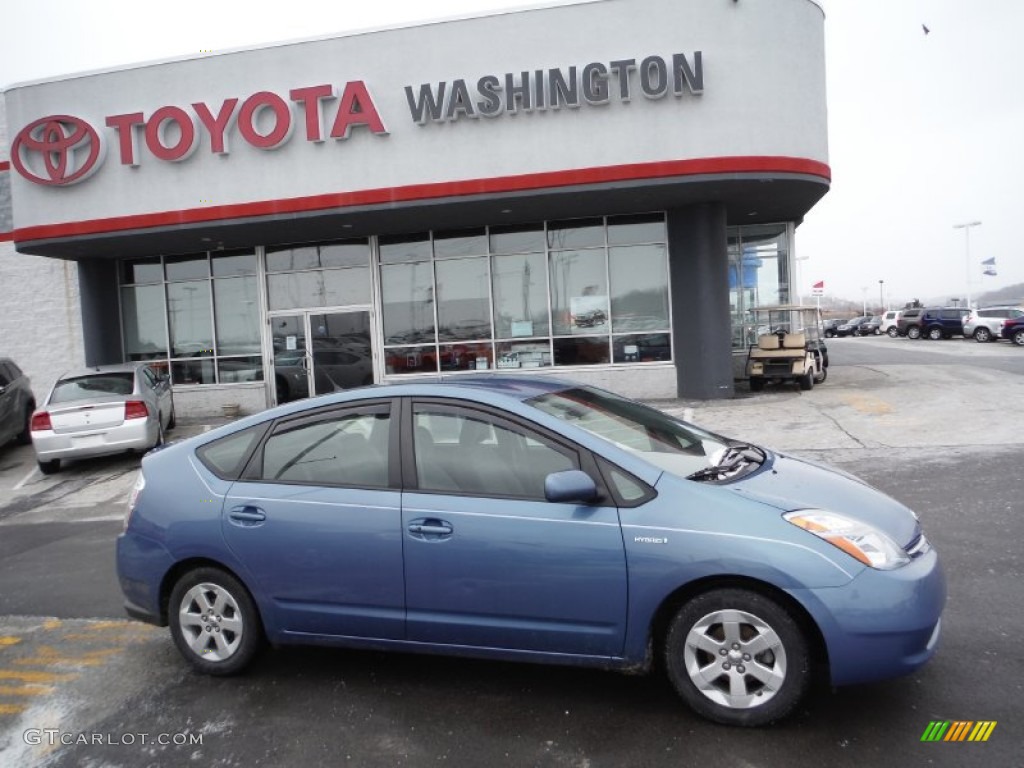 2008 Prius Hybrid - Seaside Blue Pearl / Gray photo #2