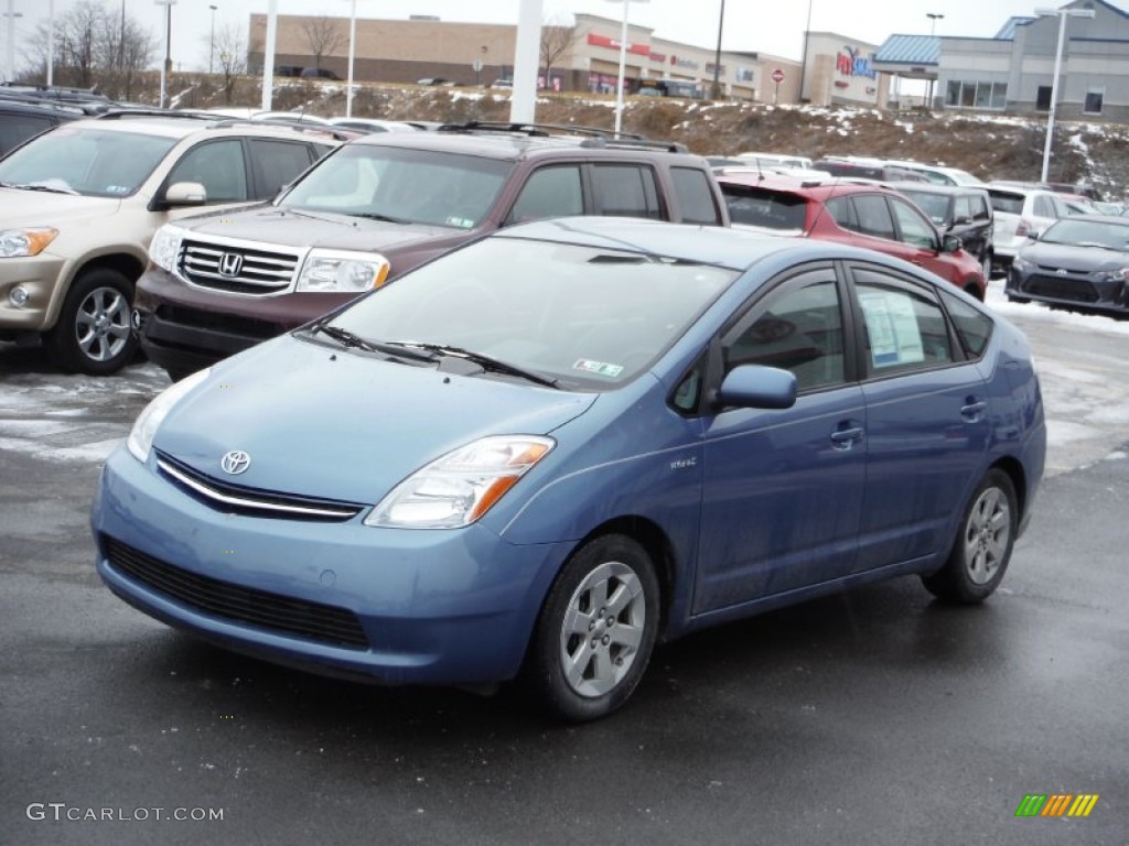 2008 Prius Hybrid - Seaside Blue Pearl / Gray photo #4