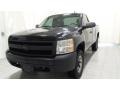 Black - Silverado 1500 Work Truck Regular Cab 4x4 Photo No. 3