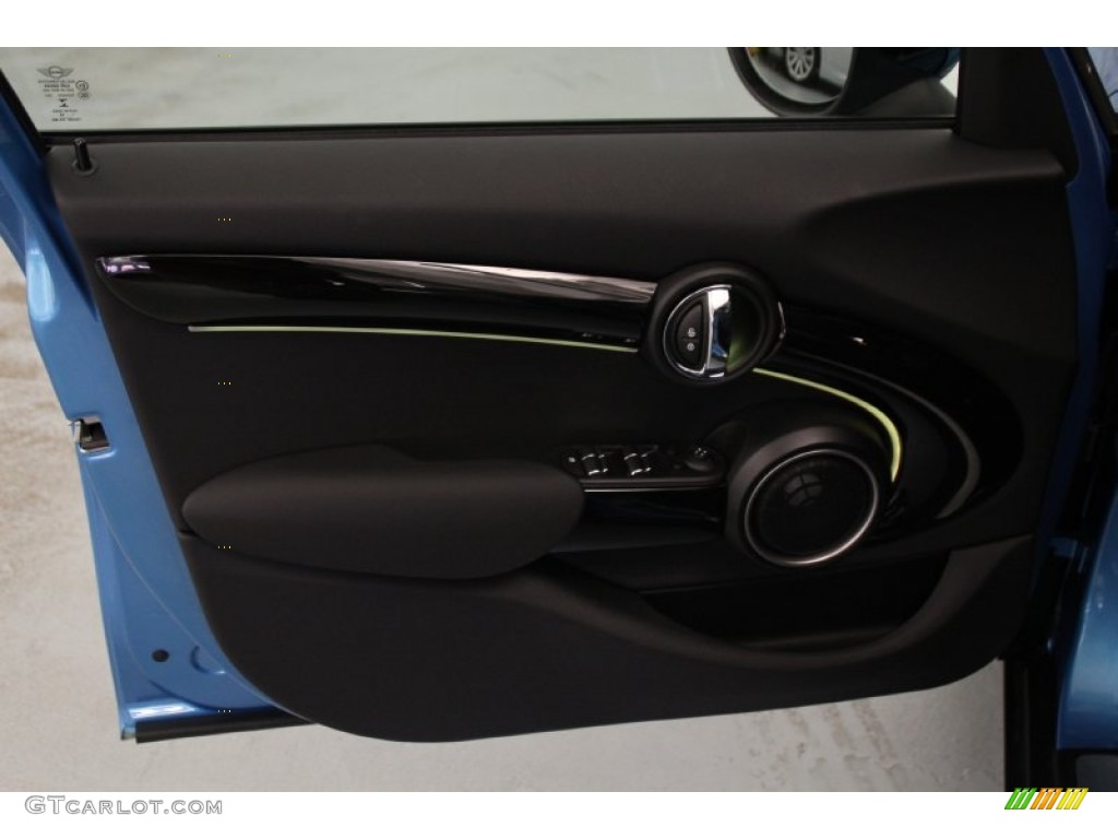 2015 Cooper S Hardtop 4 Door - Electric Blue Metallic / Carbon Black photo #6