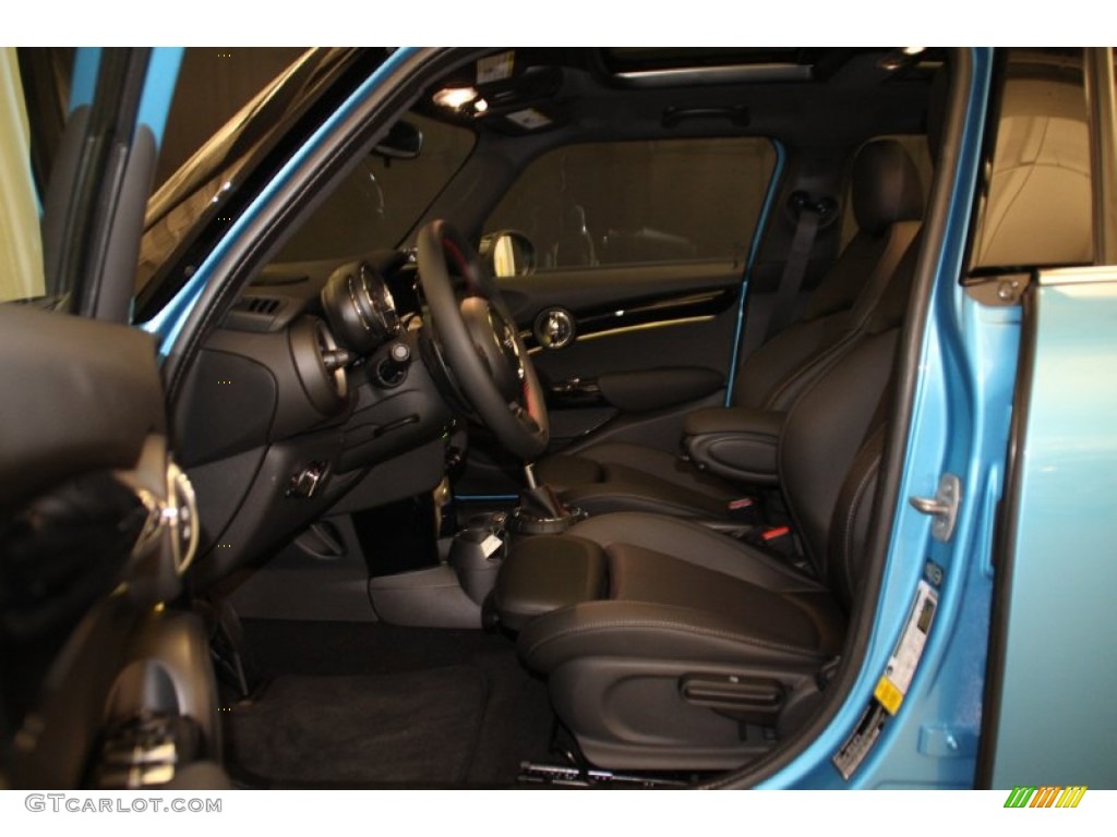 2015 Cooper S Hardtop 4 Door - Electric Blue Metallic / Carbon Black photo #8