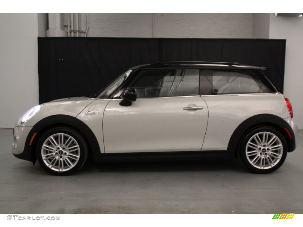 White Silver Metallic 2015 Mini Cooper S Hardtop 2 Door Exterior Photo #101208224