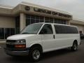 Summit White - Express EXT LS 3500 Passenger Van Photo No. 1