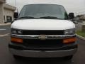 Summit White - Express EXT LS 3500 Passenger Van Photo No. 2