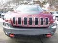 2015 Deep Cherry Red Crystal Pearl Jeep Cherokee Trailhawk 4x4  photo #8