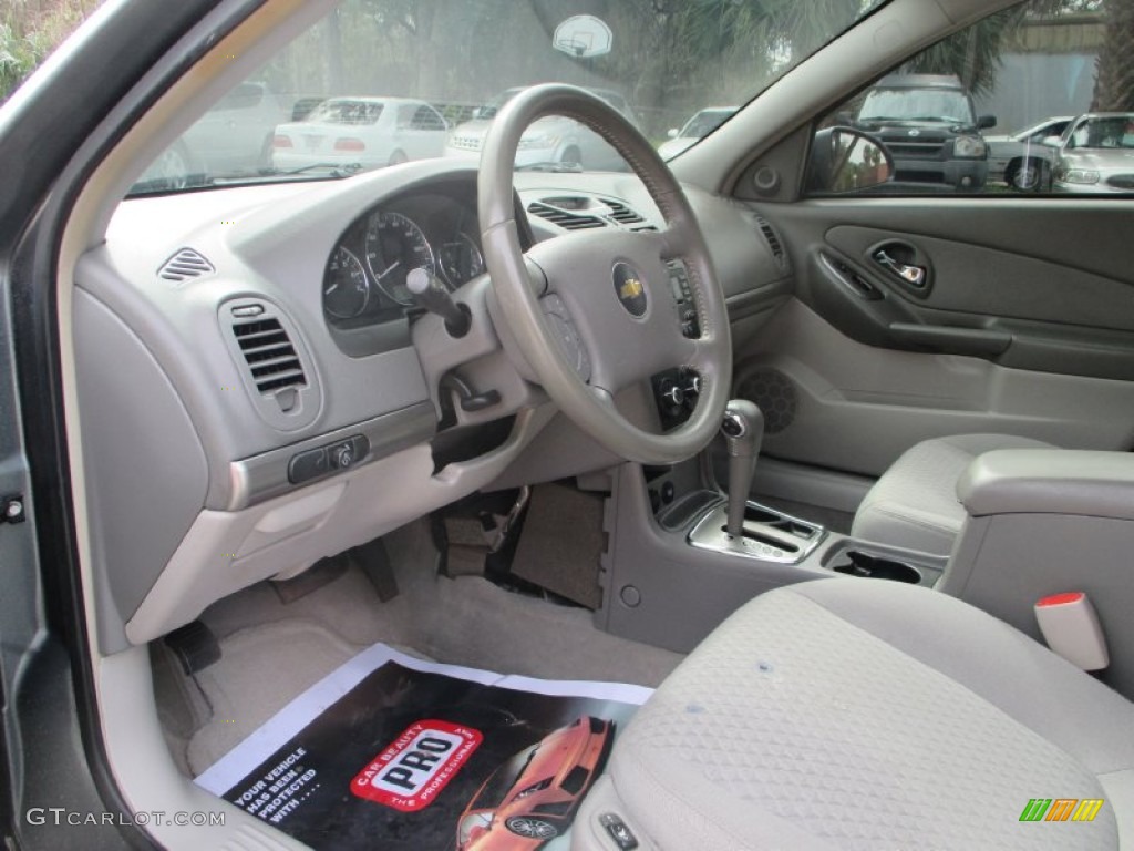 Titanium Gray Interior 2006 Chevrolet Malibu LT V6 Sedan Photo #101213568