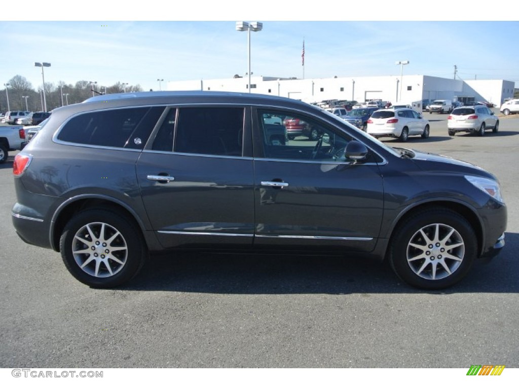 2014 Enclave Leather AWD - Cyber Gray Metallic / Ebony photo #6