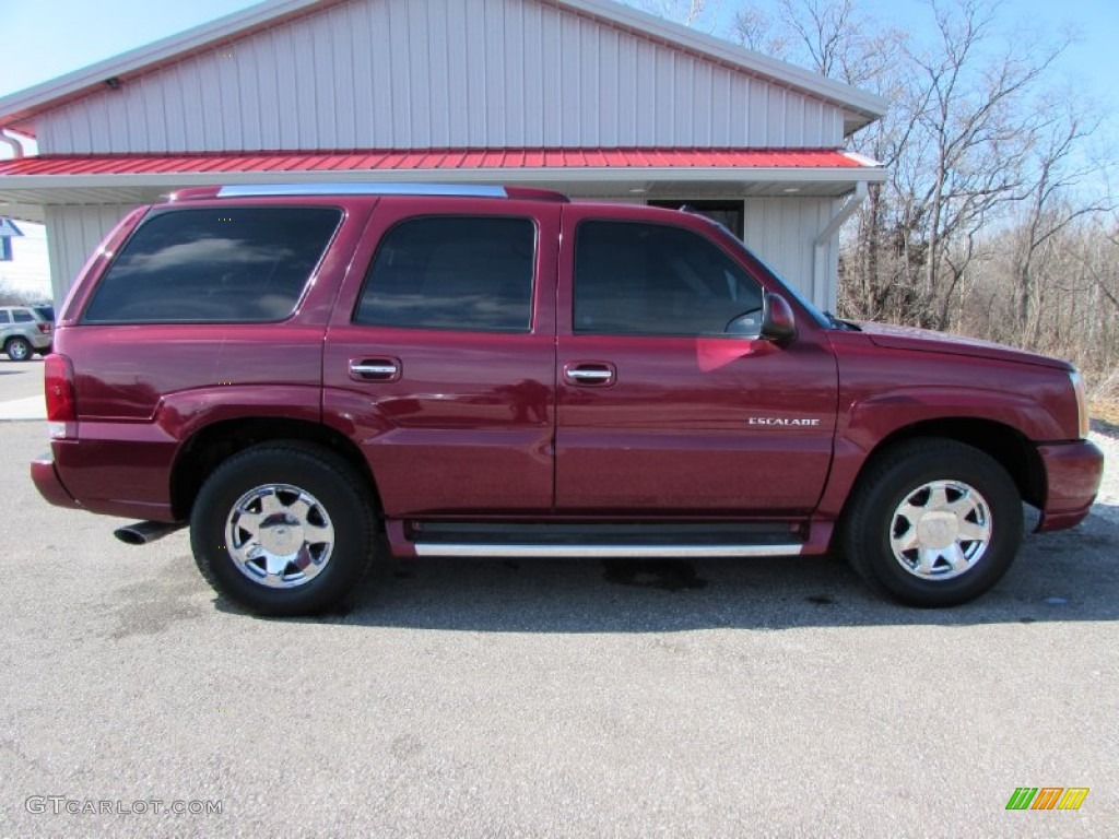 2004 Escalade AWD - Red E / Shale photo #2