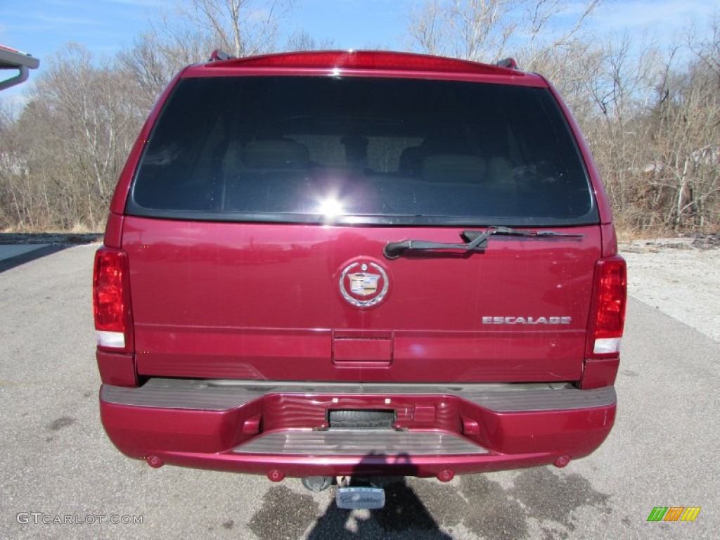 2004 Escalade AWD - Red E / Shale photo #4