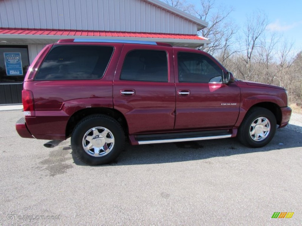 2004 Escalade AWD - Red E / Shale photo #6