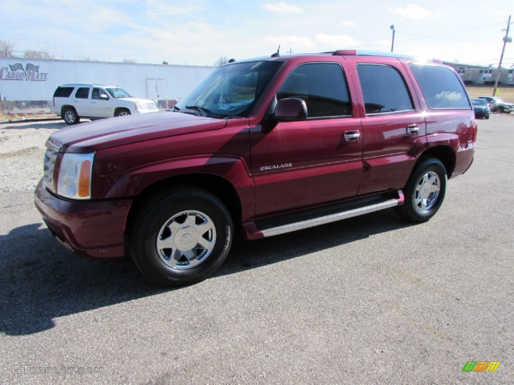 2004 Escalade AWD - Red E / Shale photo #8
