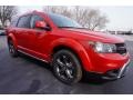 2015 Redline 2 Coat Pearl Dodge Journey Crossroad  photo #4