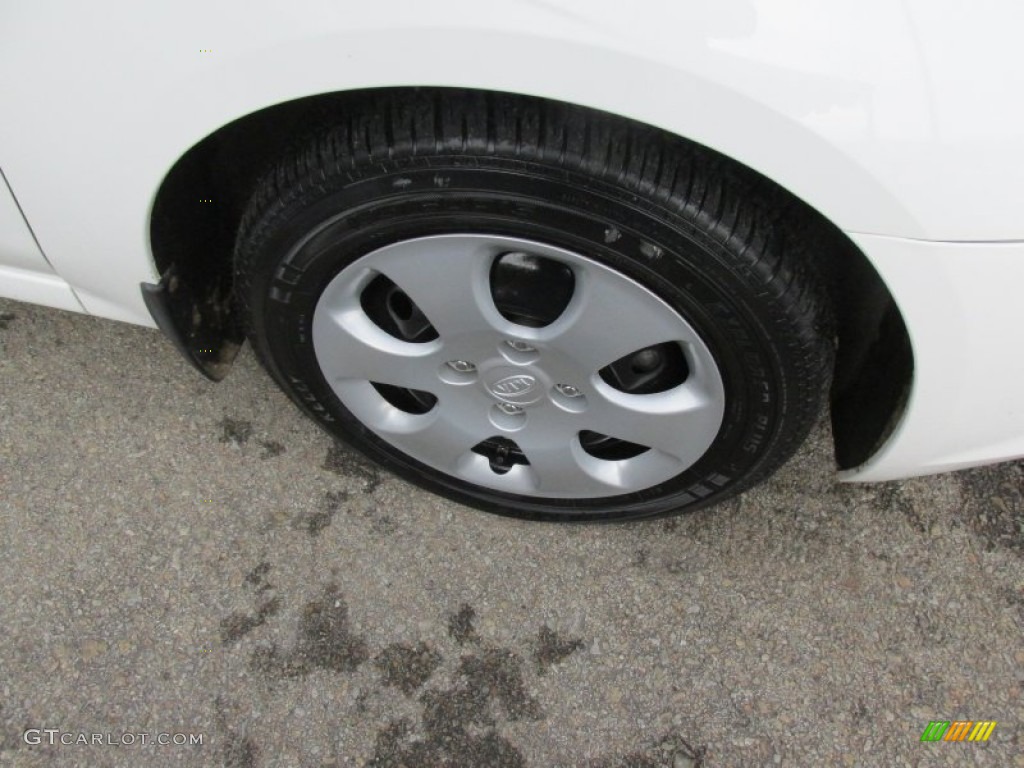 2007 Spectra EX Sedan - White / Gray photo #11
