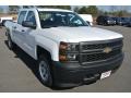 2015 Summit White Chevrolet Silverado 1500 WT Crew Cab 4x4  photo #1