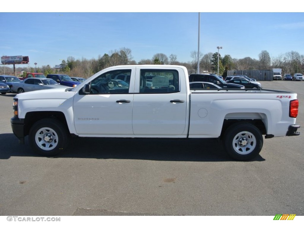 2015 Silverado 1500 WT Crew Cab 4x4 - Summit White / Dark Ash/Jet Black photo #3